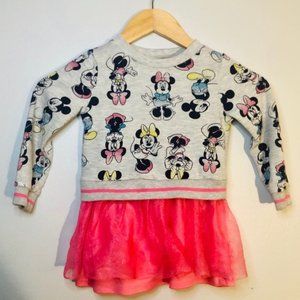 💍 Disney Minnie Mouse Sweatshirt & Tutu Dress 3T